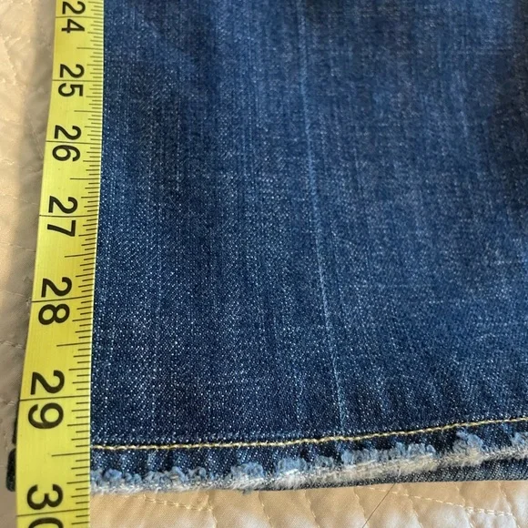 CITIZENS OF HUMANITY Kelly Boot Cut Low Rise Dark Blue Jeans Denim Y2K Womens 29 - Picture 12 of 16